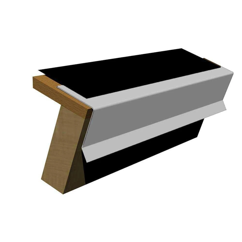 1-1/4 In. X 1-1/2 In. X 10 Ft. Galvanized Steel Drip Edge Flashing 2 1-1/4 In. X 1-1/2 In. X 10 Ft. Galvanized Steel Drip Edge Flashing - Image 2