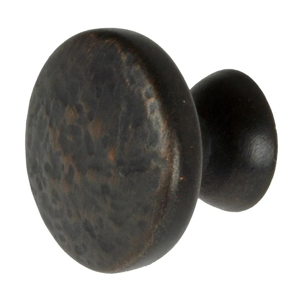 1-1/4 In. Dia Oil Rubbed Bronze Round Hammered Cabinet Knob (10-Pack) 4 1-1/4 In. Dia Oil Rubbed Bronze Round Hammered Cabinet Knob (10-Pack) - Image 4