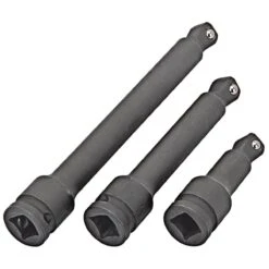 1/2 In. Drive Impact Wobble Socket Extension Set, 3 Pc.