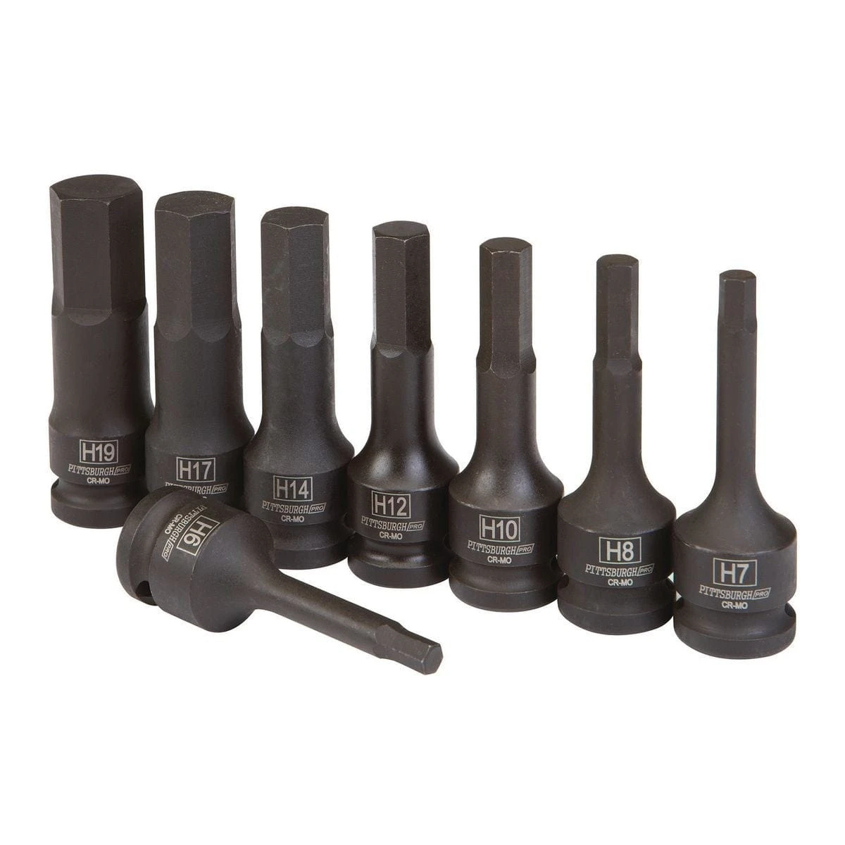 1/2 In. Drive Metric Impact Hex Socket Set, 8 Pc 1 1/2 In. Drive Metric Impact Hex Socket Set, 8 Pc