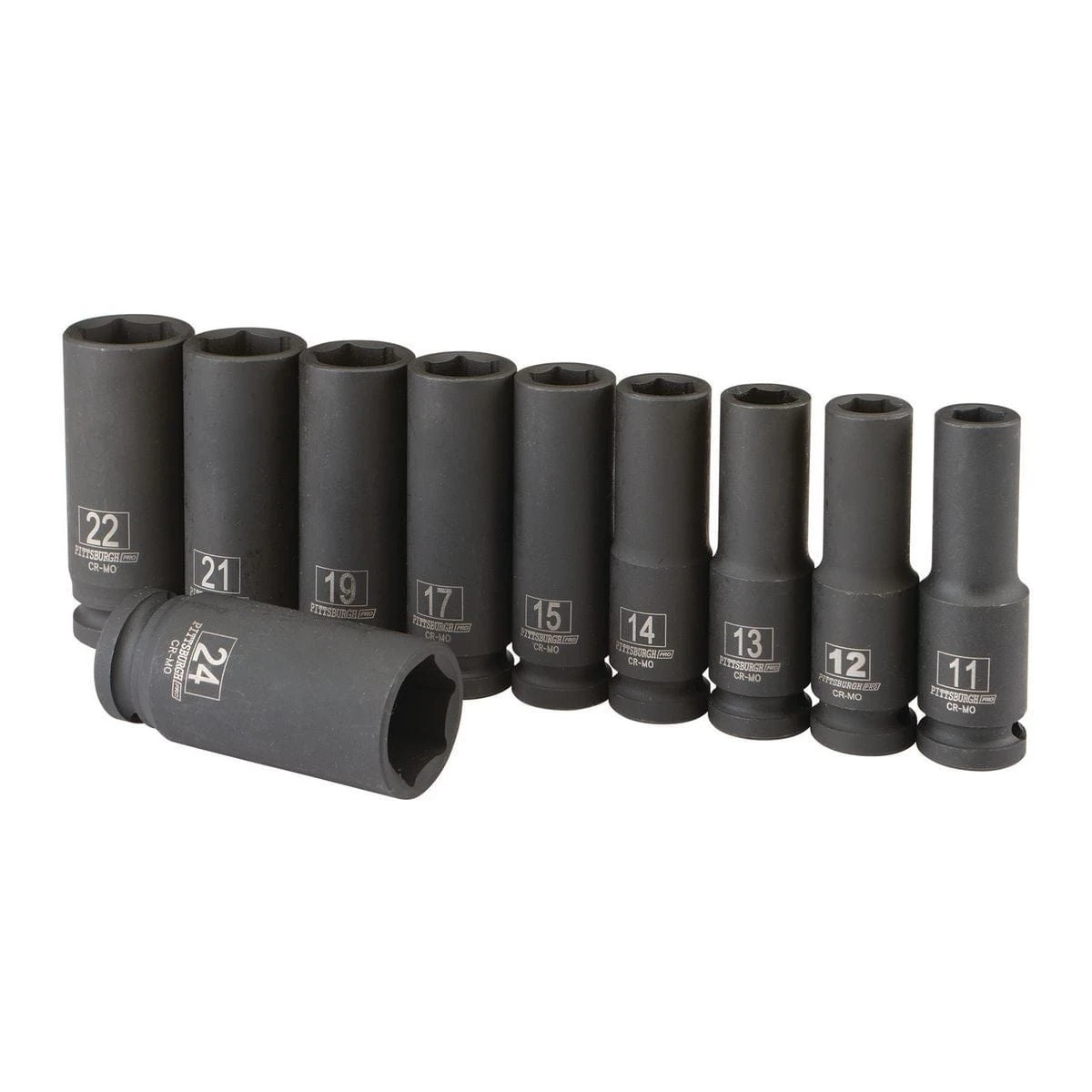 1/2 In. Drive Metric Impact Deep Socket Set, 10 Pc. 2 1/2 In. Drive Metric Impact Deep Socket Set, 10 Pc. - Image 2