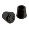 Shepherd 1 In. Black Rubber Leg Tips (4 Per Pack)
