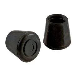 Shepherd 1 In. Black Rubber Leg Tips (4 Per Pack)