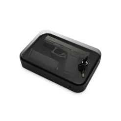 1-Gun Black Portable Travel Key Lock Gun Safe, Black -arbor Shop 6802ec92a37762b4f67507d333ece9a5