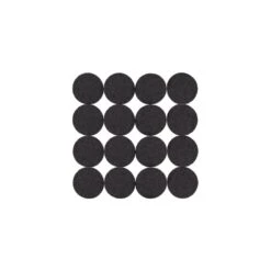 1 In. Heavy-Duty Self-Adhesive Brown Felt Pads (16-Pack)