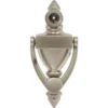 1.75 In. X 4 In. Satin Nickel Door Knocker With Viewer
