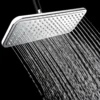 1-Spray 14.6 In. Single Wall Mount Fixed Rain Shower Head In Chrome