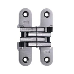 1 In. X 4-5/8 In. Satin Chrome Invisible Hinge -arbor Shop 6d1348c2b7a71dac6da0c5aa424f5bcb