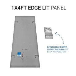 1 Ft. X 4 Ft. White Integrated LED Dimmable Edge Lit Panel, 4000K (4-Pack) 12 1 Ft. X 4 Ft. White Integrated LED Dimmable Edge Lit Panel, 4000K (4-Pack) -arbor Shop 6ee26d3c4d0bc13c50bfc1cd358aeec1