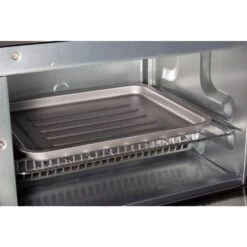 1,000 W 4-Slice Black Toaster Oven With Timer And Temperature Control -arbor Shop 711c4950c5096928afccda765d4f1f48