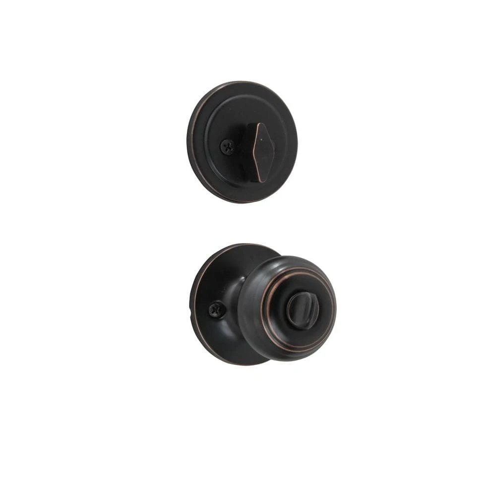 1.5 In. Oil-Rubbed Bronze Classic Knob Door Lock Home Security Kit 2 1.5 In. Oil-Rubbed Bronze Classic Knob Door Lock Home Security Kit - Image 2