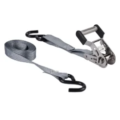 1 In. X 12 Ft. Stainless Steel Ratchet Tie Down (2-Pack) -arbor Shop 7194f4e54110a093818cf9f72ca43ea4