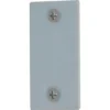 1-1/8 In. X 2-1/4 In. Gray Painted Door Filler Plate