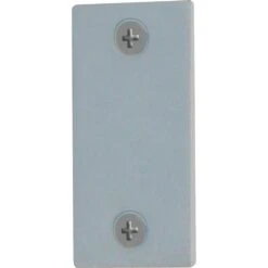 1-1/8 In. X 2-1/4 In. Gray Painted Door Filler Plate