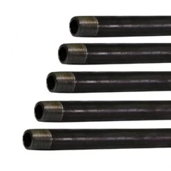 1/2 In X 48 In. Black Steel Pipe (5-Pack) 24 1/2 In X 48 In. Black Steel Pipe (5-Pack) -arbor Shop 72972bb6745b60b5666063fb927a4e5e