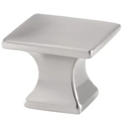 1-1/4 In. SQ Studio Collection Satin Nickel Cabinet Knob -arbor Shop 72abd7ef8bea5ce65c53950df64c4236
