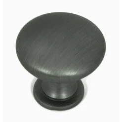 1.25 In. Matte Black Round Cabinet Knob (Pack Of 10) -arbor Shop 72c393cd8799494867457aa7cd76cac3