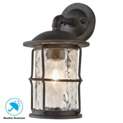 1-Light Gilded Iron 13.5 In. Outdoor Wall Lantern Sconce 12 1-Light Gilded Iron 13.5 In. Outdoor Wall Lantern Sconce -arbor Shop 740a2b5294125502761e6c82e36e6b5b