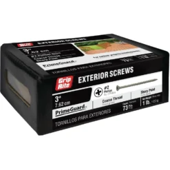 #8 X 3 In. Philips Bugle-Head Coarse Thread Sharp Point Polymer Coated Exterior Screw (1 Lb./Pack) 7 #8 X 3 In. Philips Bugle-Head Coarse Thread Sharp Point Polymer Coated Exterior Screw (1 Lb./Pack) -arbor Shop 7a7e39cde1ba6f34aefea517eae065a4