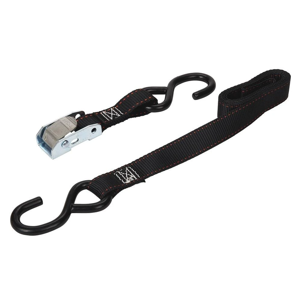 1 In. X 6 Ft. X 400 Lbs. Motorcycle Cam Buckle Tie-Down (2-Pack) 2 1 In. X 6 Ft. X 400 Lbs. Motorcycle Cam Buckle Tie-Down (2-Pack) - Image 2