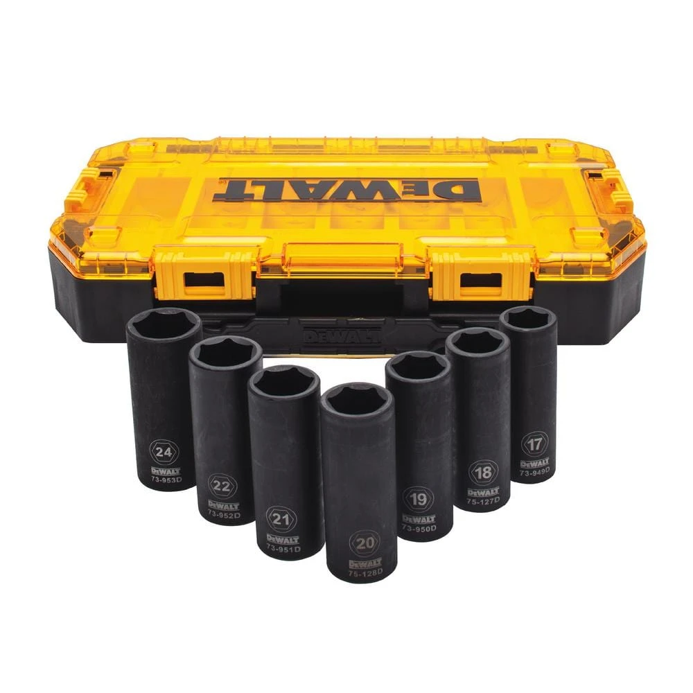 1/2 In. Drive Metric Impact Socket Set (7-Piece) 1 1/2 In. Drive Metric Impact Socket Set (7-Piece)