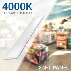 1 Ft. X 4 Ft. White Integrated LED Dimmable Edge Lit Panel, 4000K (4-Pack) 14 1 Ft. X 4 Ft. White Integrated LED Dimmable Edge Lit Panel, 4000K (4-Pack) -arbor Shop 7b4f0c5ab037caf39b9a8bac6f4d2550