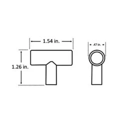 1.54 In. Stainless Steel Cabinet T-Pull Knob Value Pack (10-Pack) 6 1.54 In. Stainless Steel Cabinet T-Pull Knob Value Pack (10-Pack) -arbor Shop 7c29e54bcf7b9d0bdfb38c8e8d4052d4