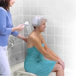 1-Spray 2 In. Single Freestanding Handheld Adjustable Shower Head In White -arbor Shop 7d60549bcf9d1093e4a03472adb72e31