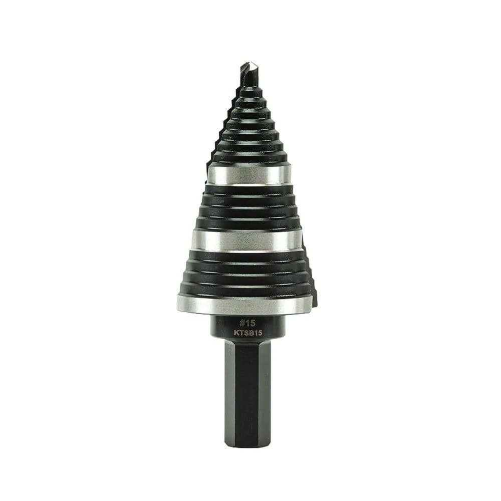 1.375 In. High Speed Steel Double Flute Step Drill Bit 1 1.375 In. High Speed Steel Double Flute Step Drill Bit