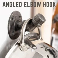 1/2 In. Black Steel Pipe Wall Hook Kit (4-Pack) 16 1/2 In. Black Steel Pipe Wall Hook Kit (4-Pack) -arbor Shop 807ec91b126603611b0e4378d8a69ccc