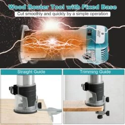 1.25HP Palm Router Kit Variable Speed Woodworking Tool W/ Fixed Base & Dust Hood -arbor Shop 817c629a d853 446f bdff f22885c90bd2 1.c13b216f06762adc9d85b2742f01ac38