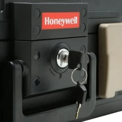 Honeywell 0.24 Cu. Ft. Molded Fire Resistant And Waterproof Portable Chest With Carry Handle, Key And Double Latch Lock -arbor Shop 81a4eacb47885162b9ee1ee8ea503ca4