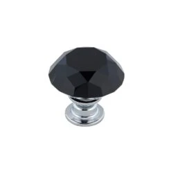 1-3/16 In. (30 Mm) Clear, Chrome Contemporary Metal, Crystal And Glass Cabinet Knob -arbor Shop 829fa44732d599437507b4269a629edc