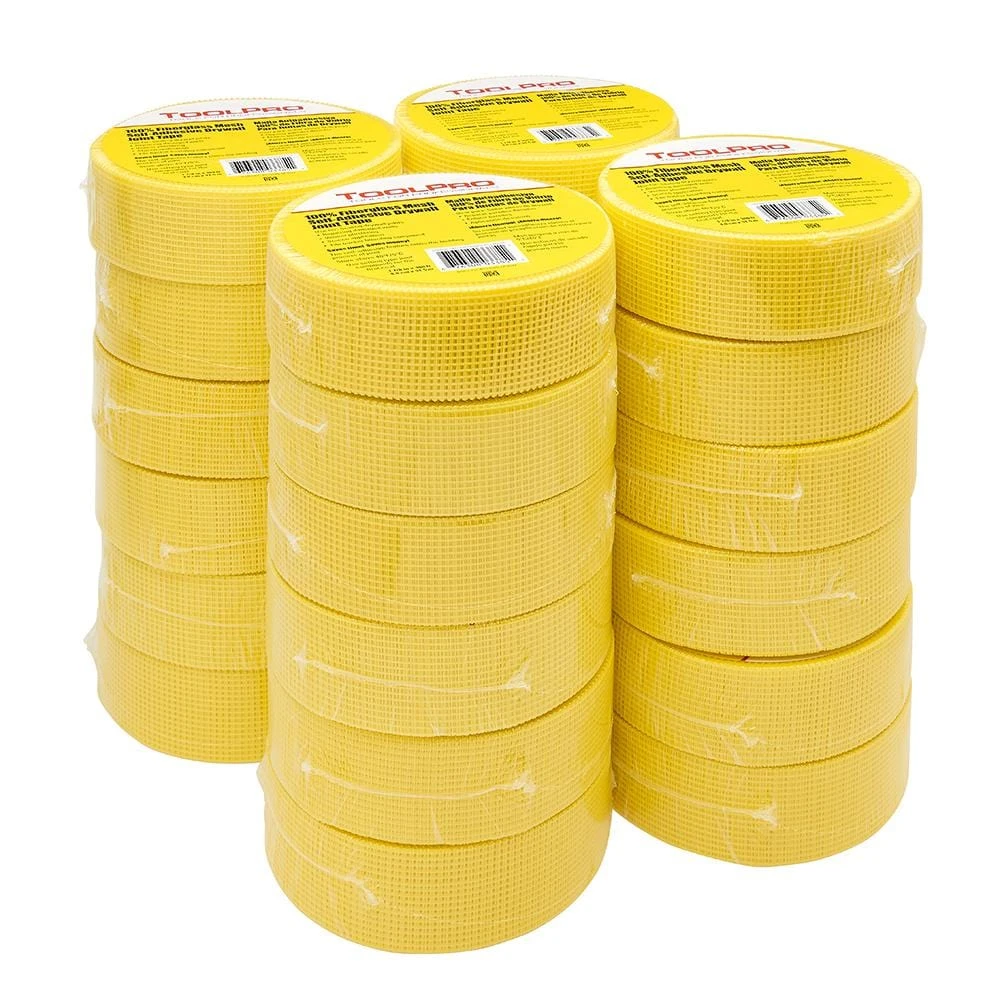 1-7/8 In. X 300 Ft. Yellow Fiberglass Self-Adhesive Mesh Tape TP03385 1 1-7/8 In. X 300 Ft. Yellow Fiberglass Self-Adhesive Mesh Tape TP03385