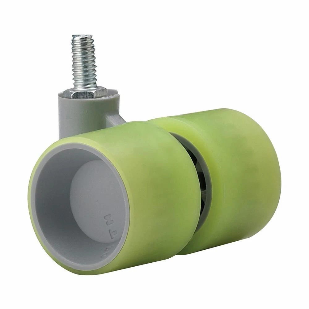 1-9/16 In. Green Swivel Without Brake Threaded Stem Caster, 77.2 Lb. Load Rating 1 1-9/16 In. Green Swivel Without Brake Threaded Stem Caster, 77.2 Lb. Load Rating
