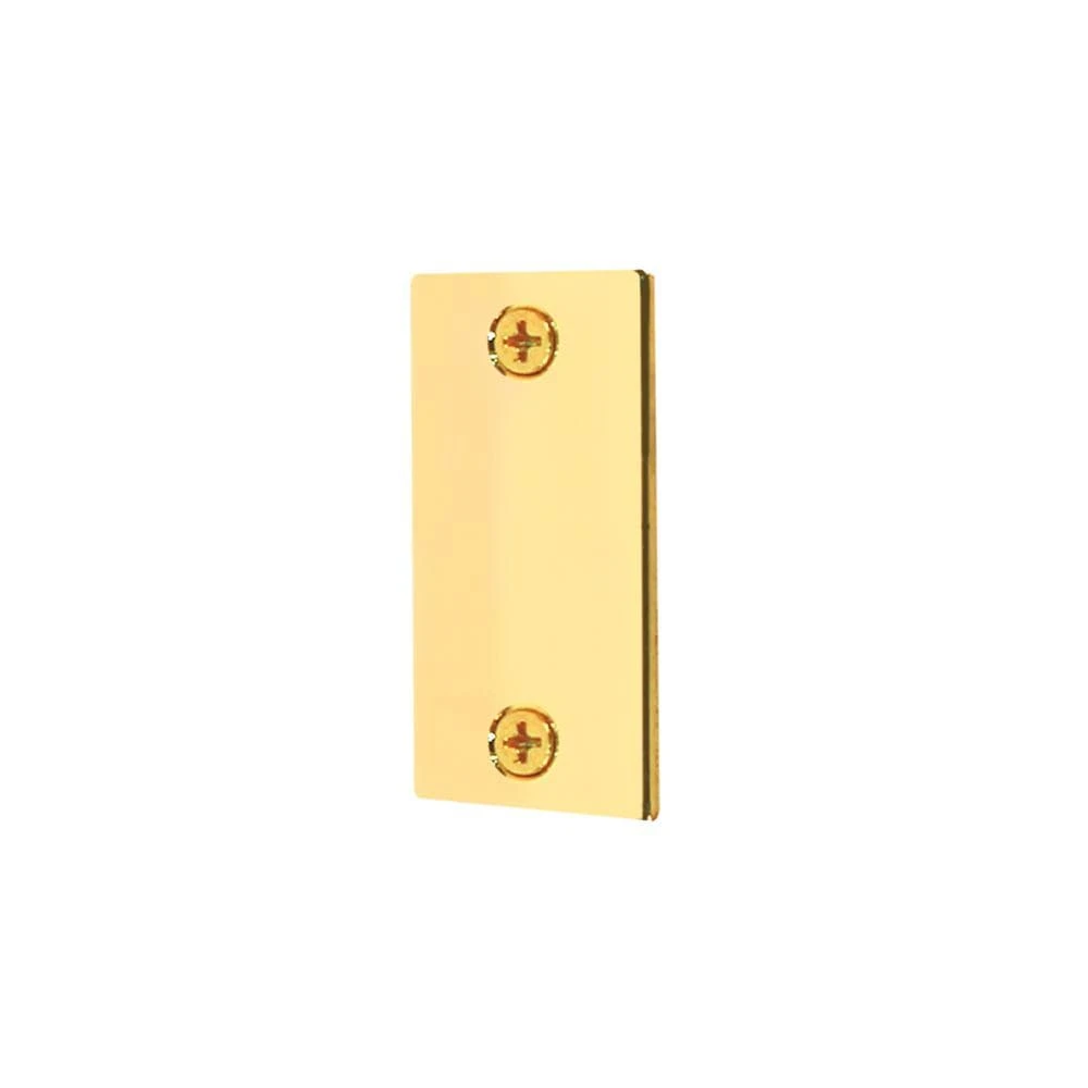 1-1/8 In. X 2-1/4 In. Brass Plated Door Filler Plate 1 1-1/8 In. X 2-1/4 In. Brass Plated Door Filler Plate