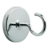 1.34 In. Chrome Plated Magnetic Hooks (4-Pack)