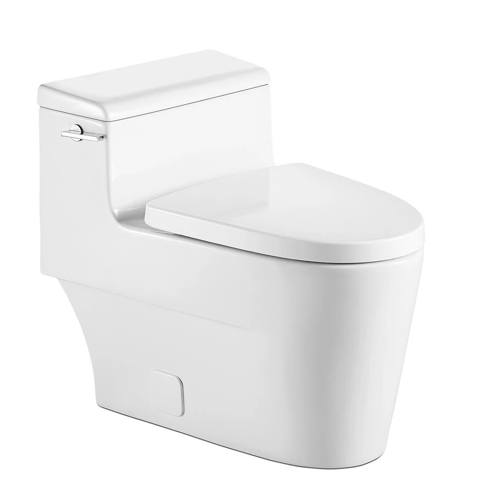0.8 GPF /1.28 GPF Dual Flush Ceramic Bowl Square Elongated Toilet Bowl Only In White 1 0.8 GPF /1.28 GPF Dual Flush Ceramic Bowl Square Elongated Toilet Bowl Only In White