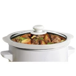 1.5 Qt. White Slow Cooker -arbor Shop 8b6dcd9d73dac7d84c21fbe4688b3172