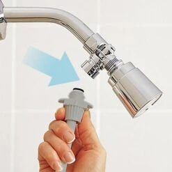 1-Spray 2 In. Single Freestanding Handheld Adjustable Shower Head In White -arbor Shop 910c1042617d50324f8fb44ee4edba81