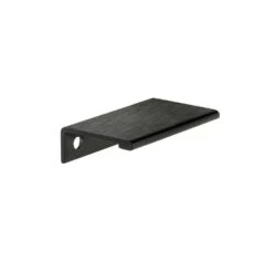 1-31/32 In. (50 Mm) Brushed Black Contemporary Drawer Edge Pull