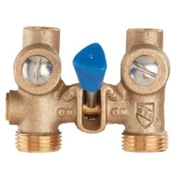 1/2 In. Bronze Sweat X MHT Washing Machine Shutoff Valve