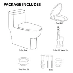 1-Piece Dual Flush 1.2 GPF/0.8 GPF Elongated High Efficiency Skirted Toilet All-in-One Toilet In White Seat Included 11 1-Piece Dual Flush 1.2 GPF/0.8 GPF Elongated High Efficiency Skirted Toilet All-in-One Toilet In White Seat Included -arbor Shop 9c221709857e3c08941cffa9b6725e38 aea7380e f35c 4f8f 8d35 63acb0bf5cb9