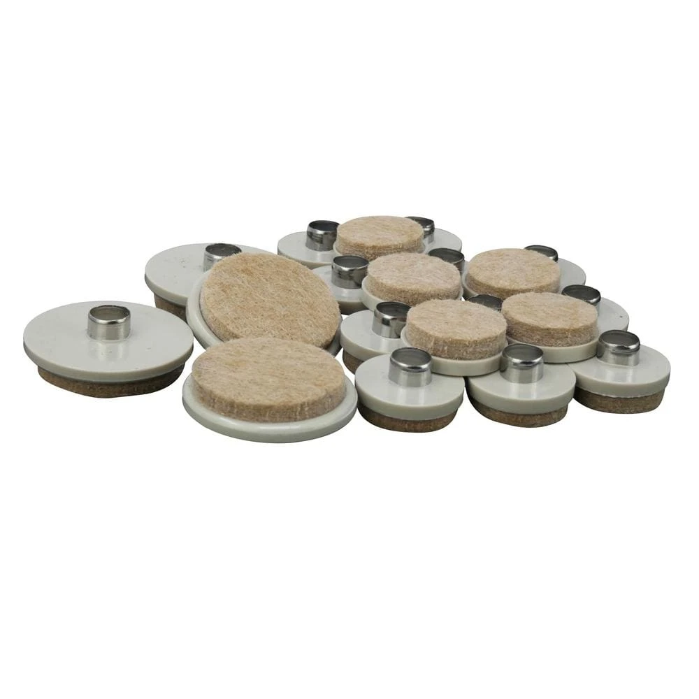 Shepherd 1 In. And 1-1/2 In. Nail-On Glides With Felt Pads (20 Per Pack) 2 Shepherd 1 In. And 1-1/2 In. Nail-On Glides With Felt Pads (20 Per Pack) - Image 2