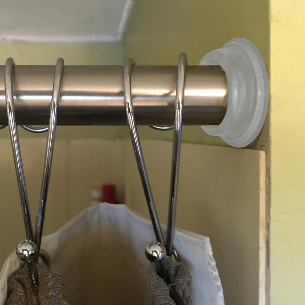 1-3/4 In. Clear Wall-Mounted Doorstop 4 1-3/4 In. Clear Wall-Mounted Doorstop - Image 4