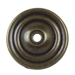 1-1/2 In. Oil Rubbed Bronze Round Thin Classic Cabinet Knob Backplate (10-Pack) -arbor Shop a32115c0366d06041921f86fb38649d6
