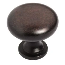 1-1/4 In. Oil Rubbed Bronze Mushroom Cabinet Knob (25-Pack)