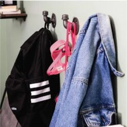 1/2 In. Black Steel Pipe Wall Hook Kit (3-Pack) 14 1/2 In. Black Steel Pipe Wall Hook Kit (3-Pack) -arbor Shop a57c8e73a4451e68557ce44fa3de17a1