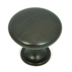 1.25 In. Matte Black Round Cabinet Knob (Pack Of 10) -arbor Shop a585069c862ebc136a4c29ab4b974f03