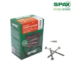Spax #10 X 3 In. T-Star Plus Flat Head Interior/Exterior HCR-X Screw (67-Box)